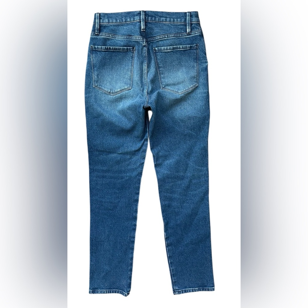 FRAME Denim “Le Sylvie Slender Straight” High Rise Straight Leg Jeans Size 26 - Picture 6 of 10